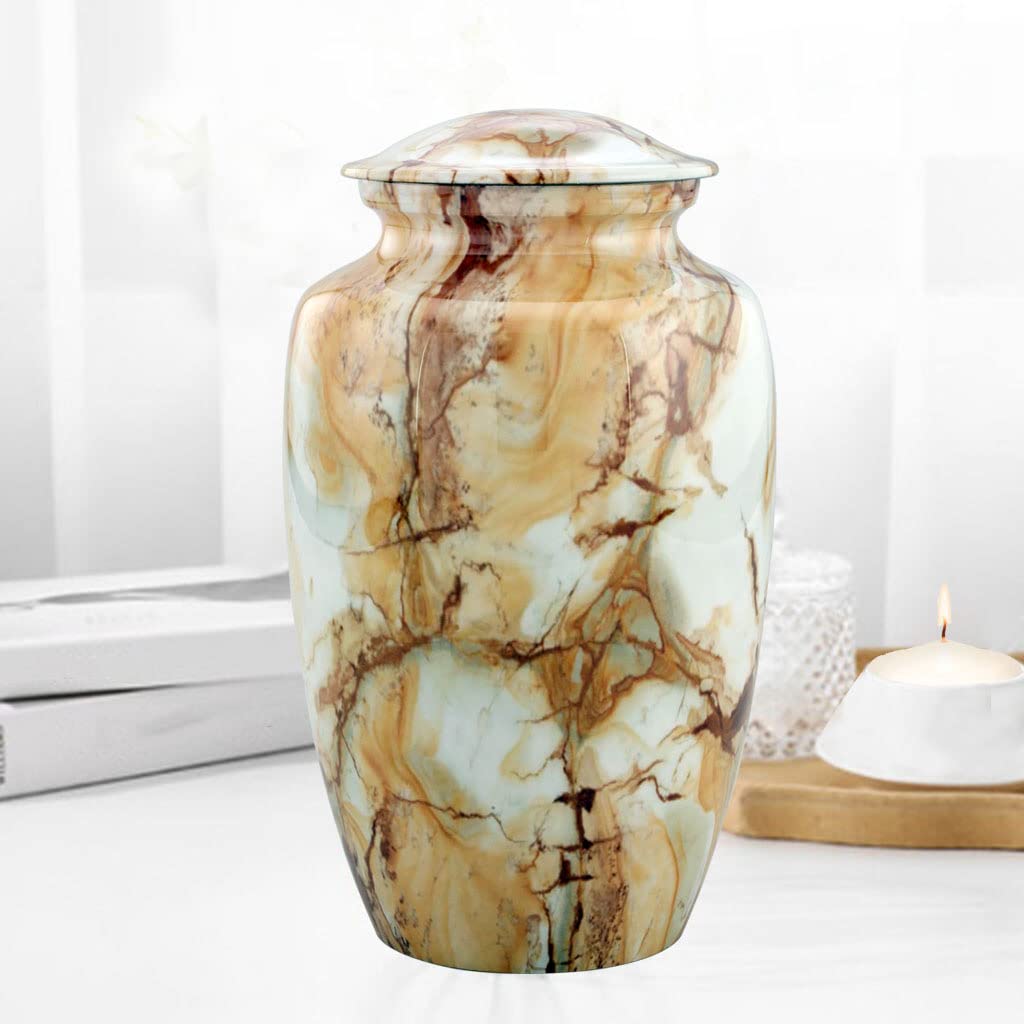 Marble Keepsake Cremation Urn for Pet Ashes Memory