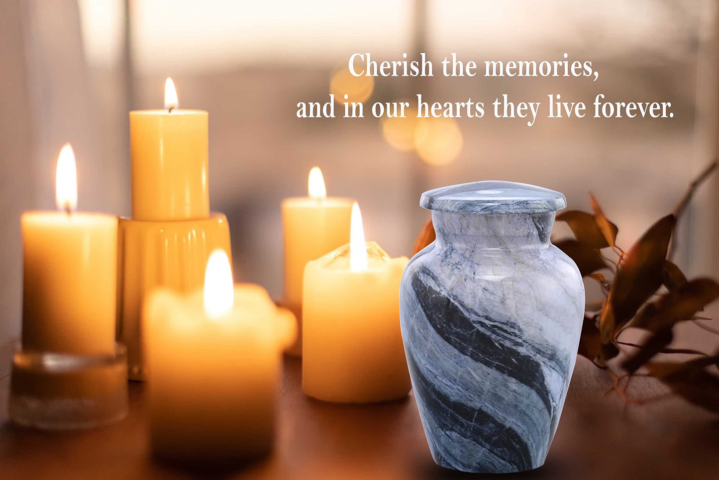 Marble Cremation Keepsake Urn