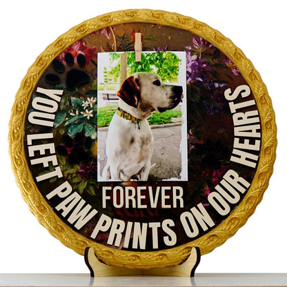 Front view of Pet Picture Frame Memorial Gifts