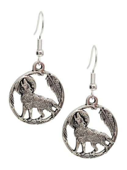 Howling Wolf Earrings