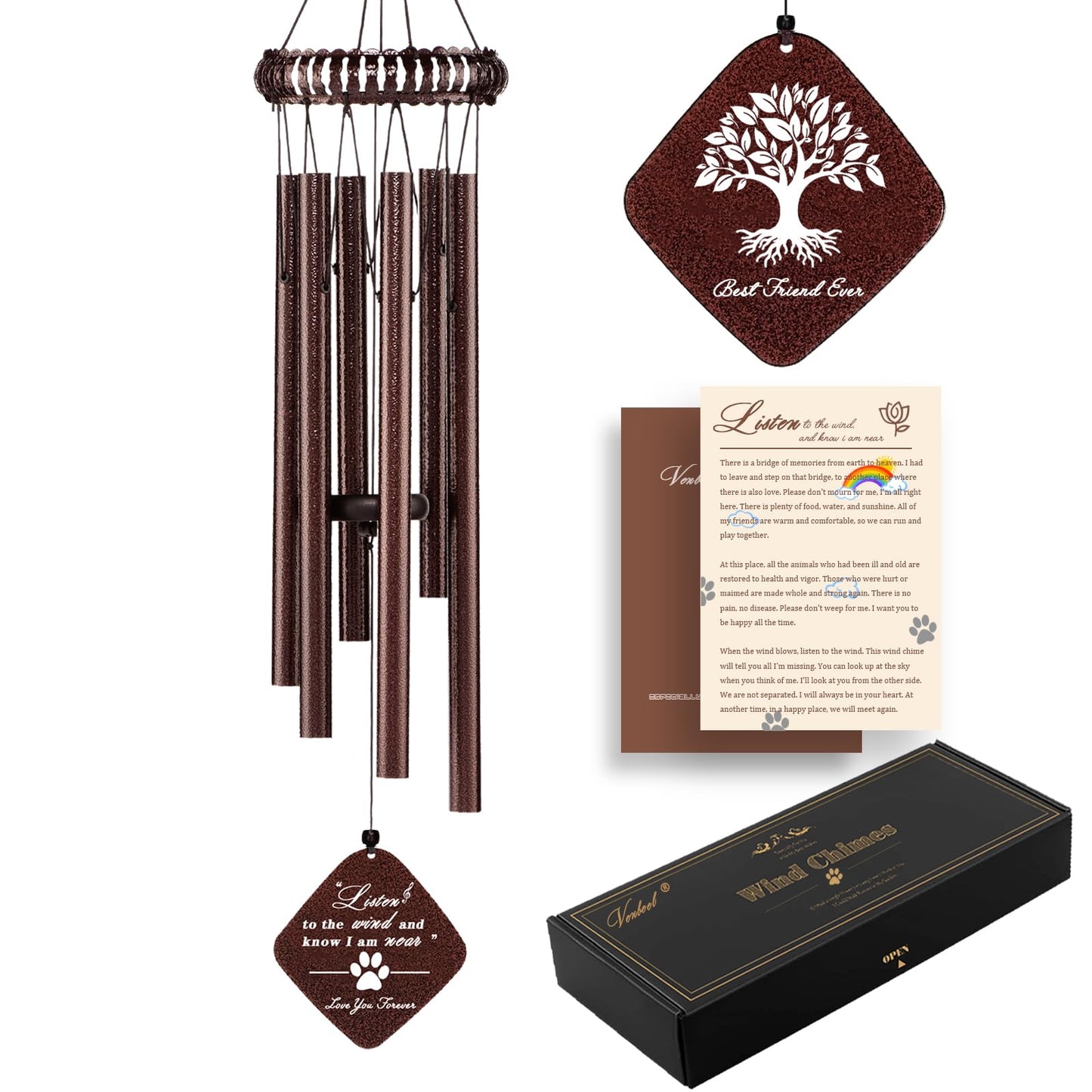 Pet Memorial Wind Chimes for gift