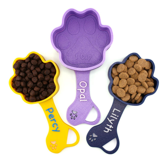 Personalized Dog Food Scoop Custom Scooper Pet Kibble Scoop Food Dispenser Dog Measuring Cup Custom Pet Accessories Gift Idea For Dog Lover (16oz - 2 Cup)