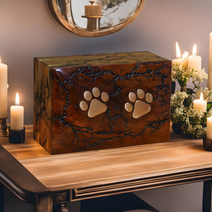 Best Urn for pets Dog urn Cat urn Pets ashes Small pet urn Large urn for pets ashes Cremation urn wooden urn for pets Personalized Wood urn (X-Small)