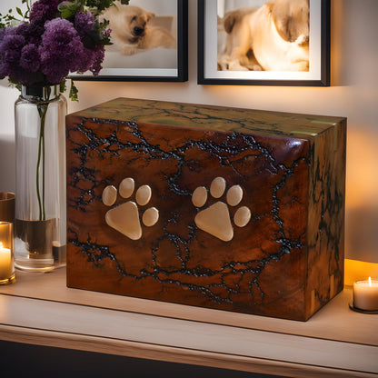 Best Urn for pets Dog urn Cat urn Pets ashes Small pet urn Large urn for pets ashes Cremation urn wooden urn for pets Personalized Wood urn (X-Small)